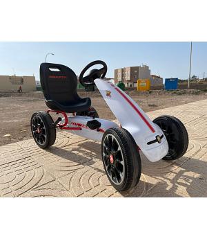 KART PEDALES PARA NIÑOS - MOD. ABARTH BLANCO